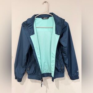 The North Face Teal and Navy Jacket FOR GIRL